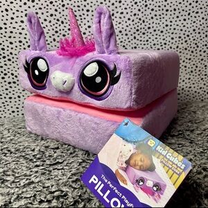 Pillow Cube Kid Cubes Purple Unicorn Toddler Pillow Brand New